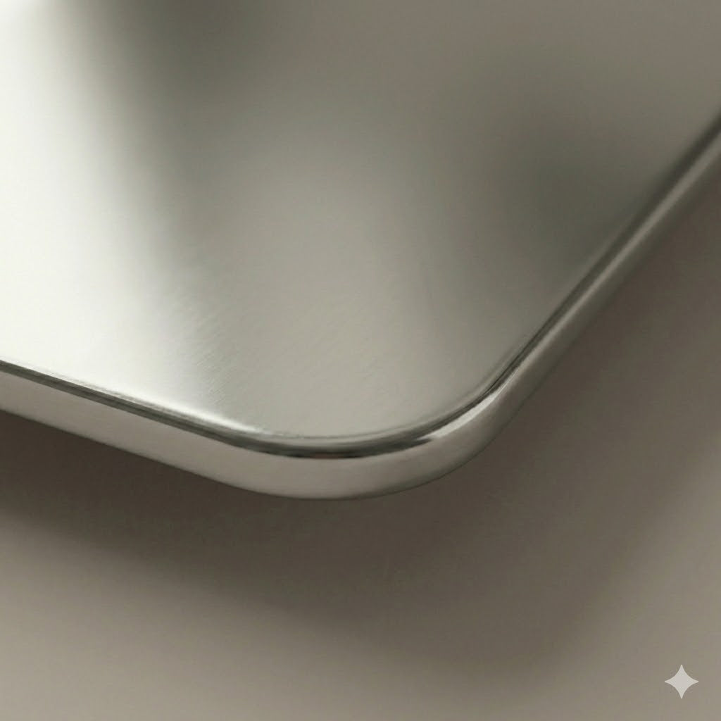 Paleta de Mistura Profissional em Aço Inox para Maquiagem