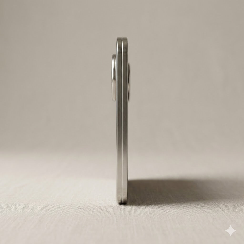 Paleta de Mistura Profissional em Aço Inox para Maquiagem