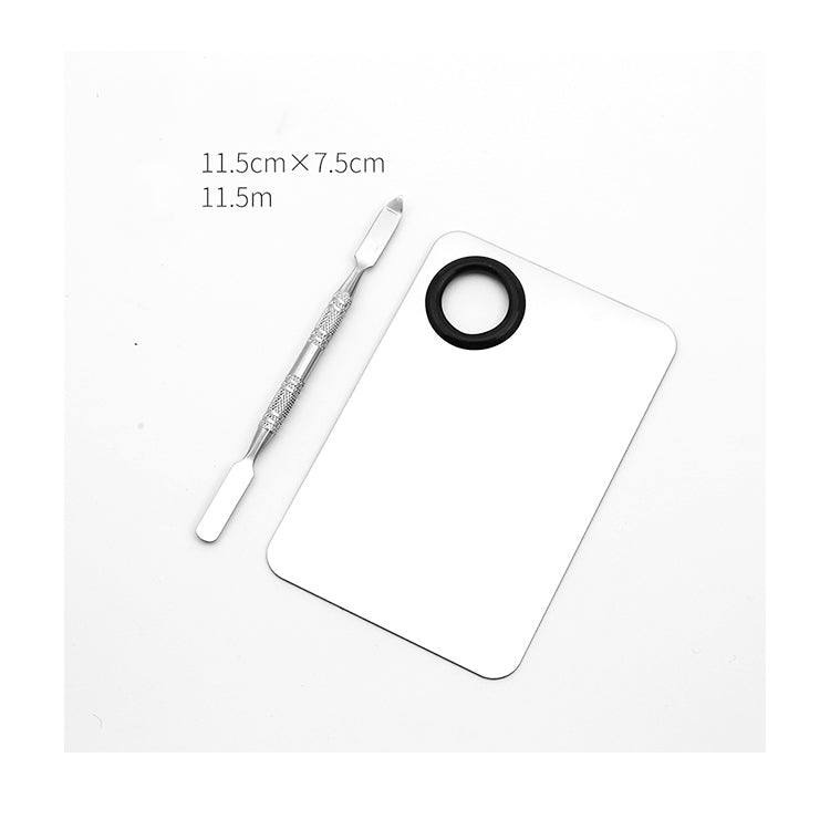 Paleta de Mistura Profissional em Aço Inox para Maquiagem