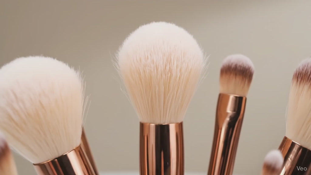 Kit de Pincéis MAANGE Dupla Face para Maquiagem Facial